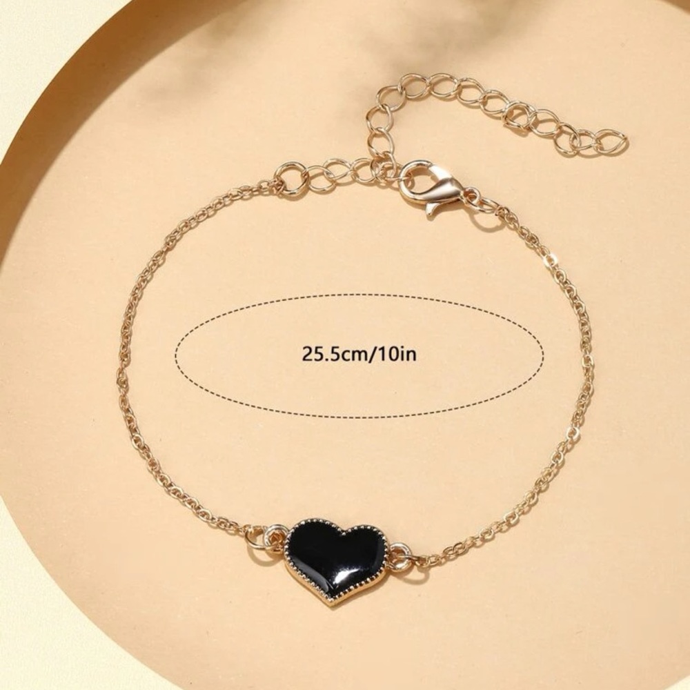 Heart chain bracelet - Picture 4 of 4